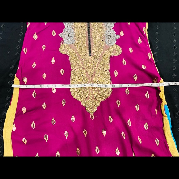 Zahra ahmad Pakistani designer long winter dress kurta large - Picture 10 of 12